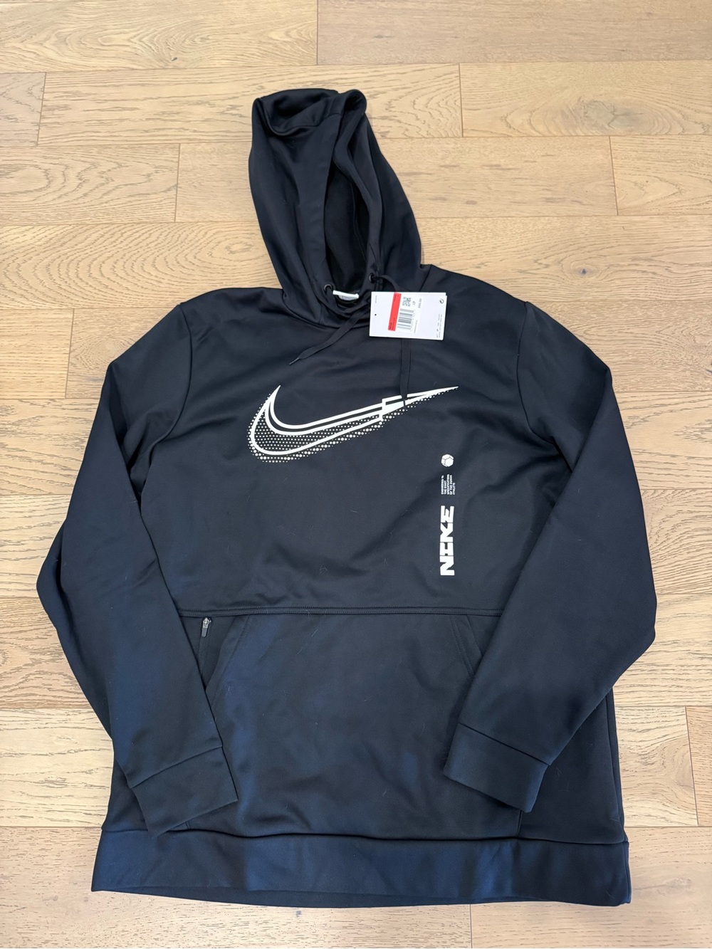 Nike Therma-FIT Men’s Training Hoodie Black Size Large NWT